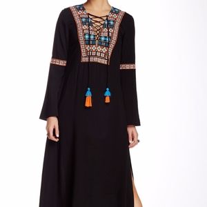 Meghan LA Jaipur Embroidered Maxi Tunic